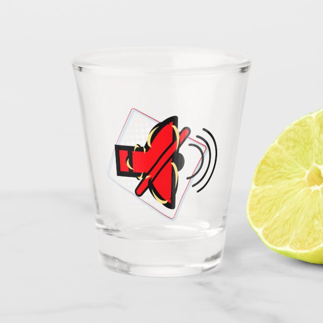 Vaso De Chupito Silenciar (Anverso)