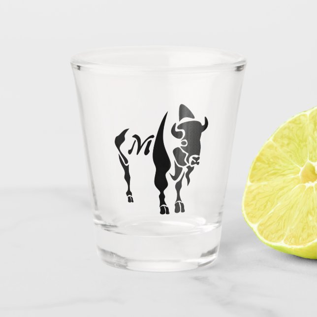 Vaso De Chupito Silhouette Black Buffalo (Anverso)