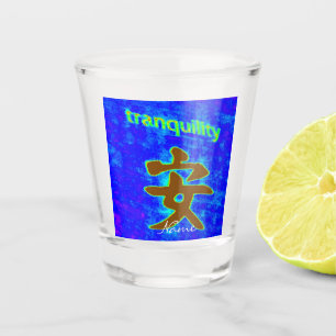 Vaso De Chupito símbolo chino de tranquilidad