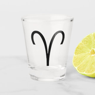 Vaso De Chupito Símbolo de Aries Carnero Signo del Zodiaco