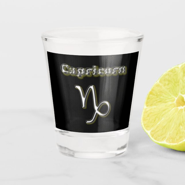 Vaso De Chupito Símbolo de capricornio  (Anverso)