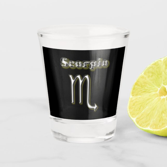 Vaso De Chupito Símbolo de escorpión (Anverso)