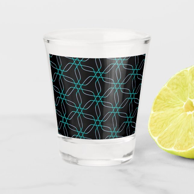 Vaso De Chupito Simetría en Movimiento (Anverso)