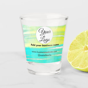 Vaso De Chupito simple mínimo añadir su logotipo/diseño BLUE YE