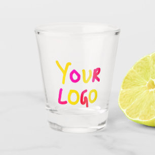 Vaso De Chupito simple y mínimo añadir su logotipo/diseño aquí neg