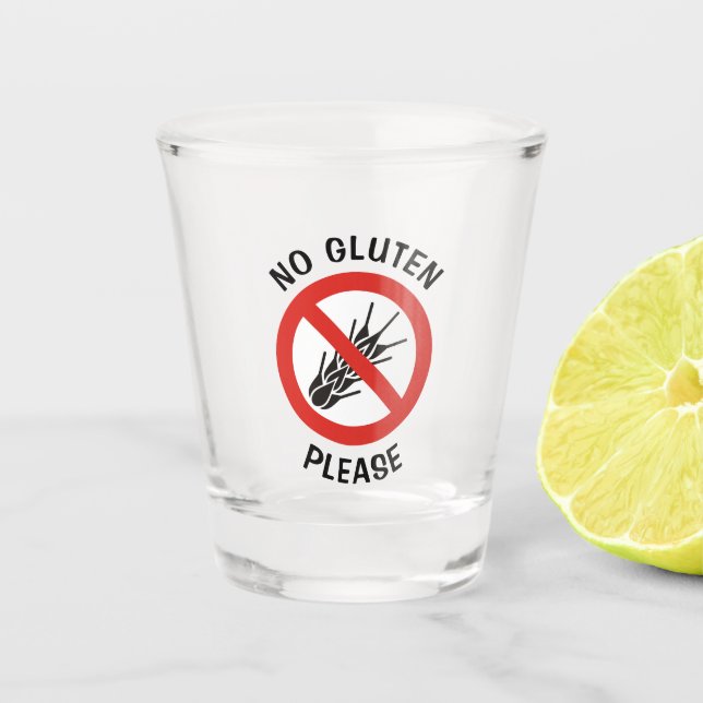 Vaso De Chupito Sin Rótulo Gluten (Anverso)