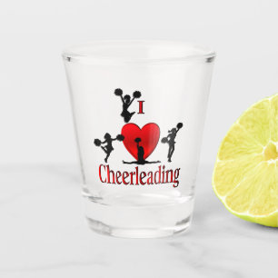 Vaso De Chupito Singular animadora de corazón