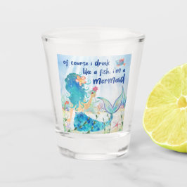 Vaso De Chupito Sirena Pez Divertido Playa Tropical