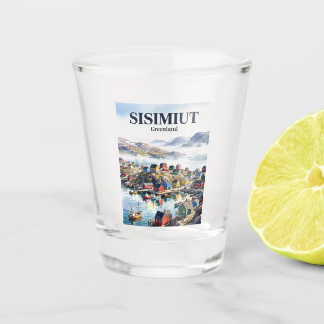 Vaso De Chupito Sisimiut Groenlandia (Anverso)