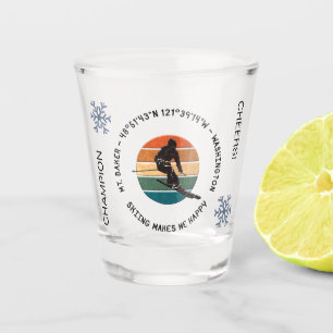 Vaso De Chupito Ski Mt. Baker, Washington - Esquiador masculino, t