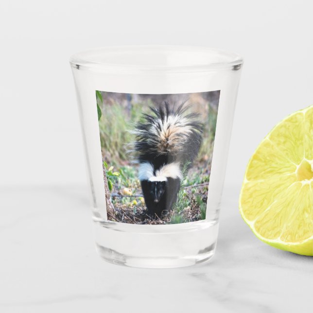 Vaso De Chupito Skunk Black and White (Anverso)