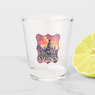 Vaso De Chupito Skyline Retro Sachsen