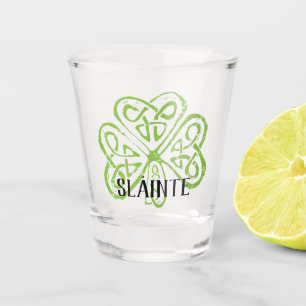 Vaso De Chupito Sláinte Irish Shamrock