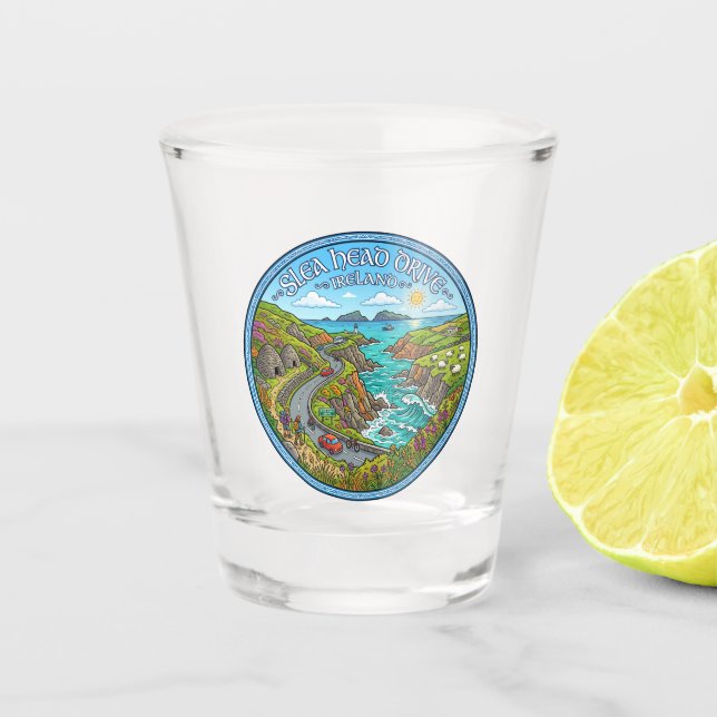 Vaso De Chupito Slea Head Drive Irlanda (Anverso)