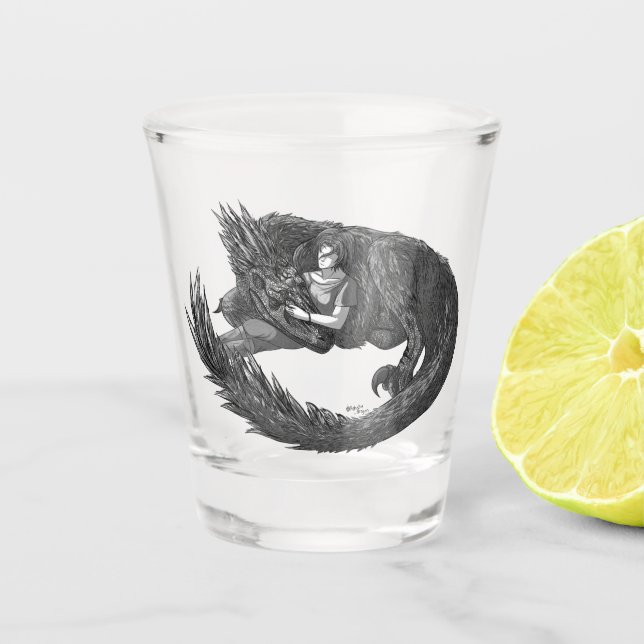 Vaso De Chupito Sleepy Dinosaur (Anverso)