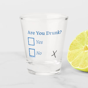 Vaso De Chupito SlipperyJoe's estás borracho humorístico ligeramen