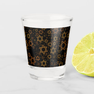 Vaso De Chupito SlipperyJoe's Estrella David temática de Hanukkah 