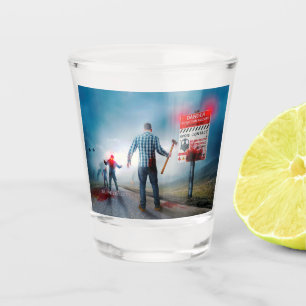 Vaso De Chupito SlipperyJoe's feliz Halloween ojos brillantes zomb