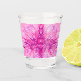 Vaso De Chupito SMOKE PINK - Arte fractal moderno y abstracto -