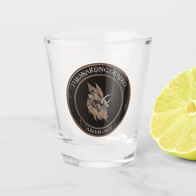 Vaso De Chupito Snarling Graeko Shot Glass (Anverso)