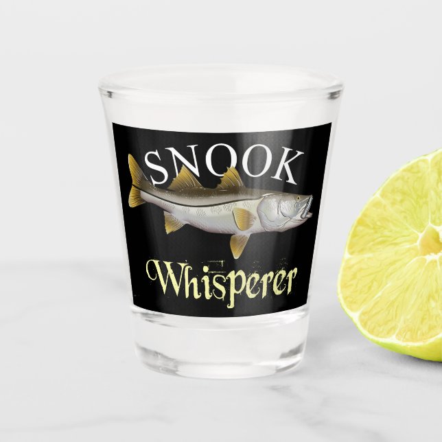 Vaso De Chupito Snook Whisperer Dark (Anverso)