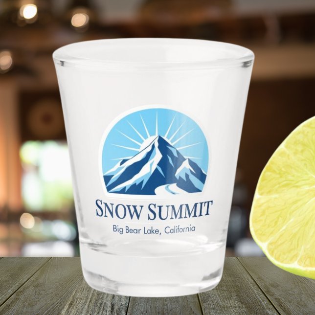 Vaso De Chupito Snow Summit California: recuerdo de la estación de (Subido por el creador)