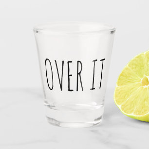 Vaso De Chupito Sobre él, divertido regalo de vidrio caliente