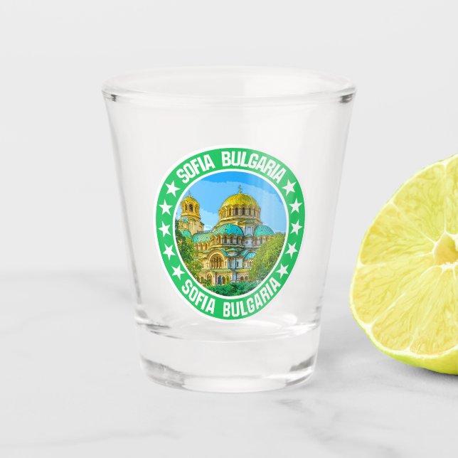 Vaso De Chupito Sofia Bulgaria (Anverso)