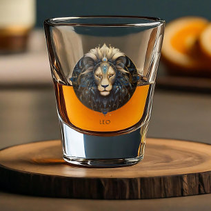 Vaso De Chupito Sol Rótulo Astrología moderna Símbolo Nombre Fanta