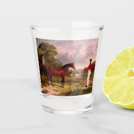 Vaso De Chupito Soldado con el caballo de un oficial