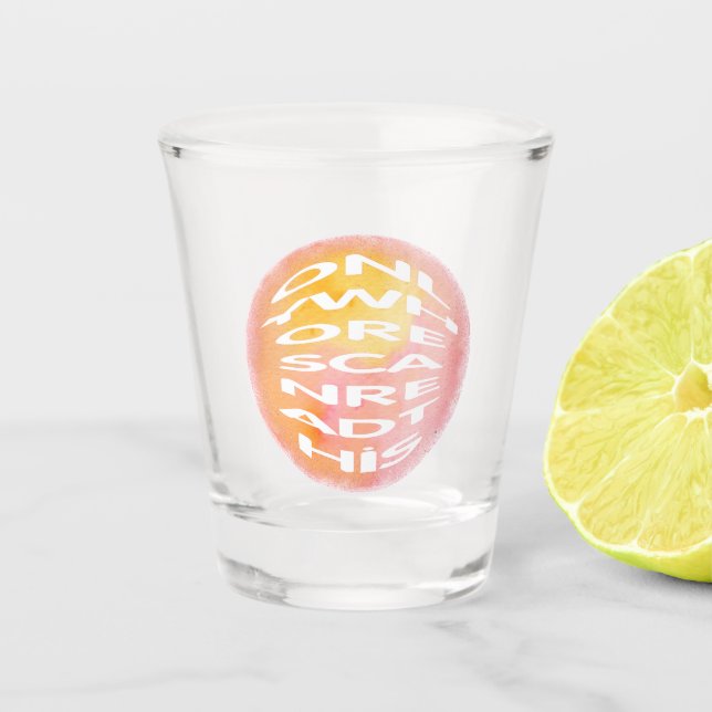 Vaso De Chupito Sólo las putas pueden leer esto (Anverso)