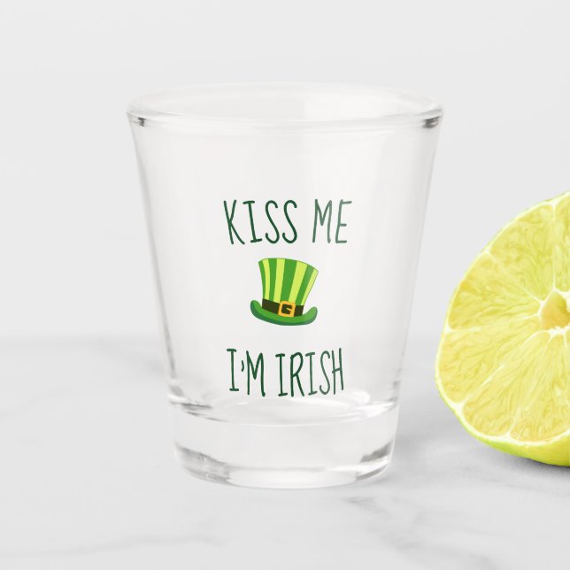 Vaso De Chupito Sombrero superior irlandés Kisme (Anverso)