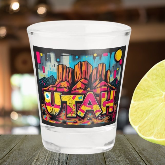 Vaso De Chupito souvenir de regalo de prendas de vestir de Utah (Subido por el creador)