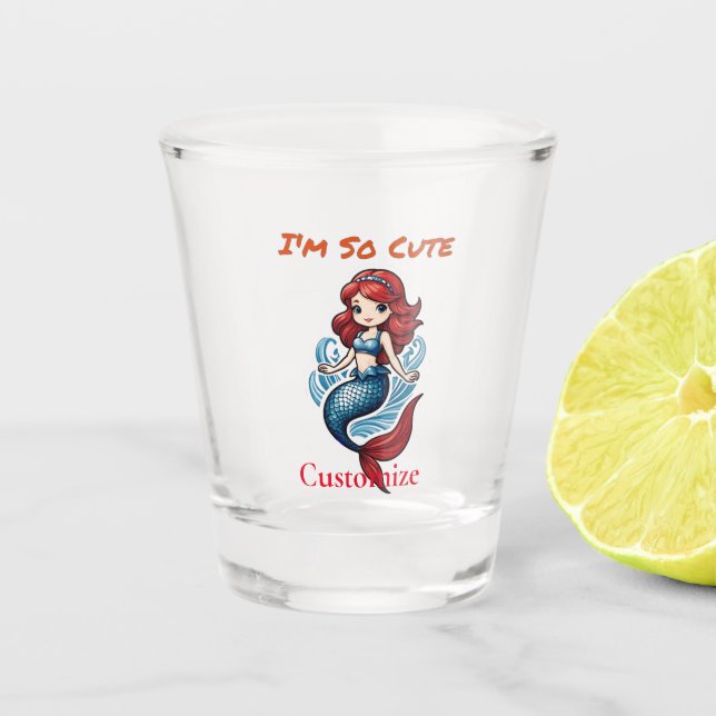 Vaso De Chupito Soy tan linda sirena Thunder_Cove (Anverso)