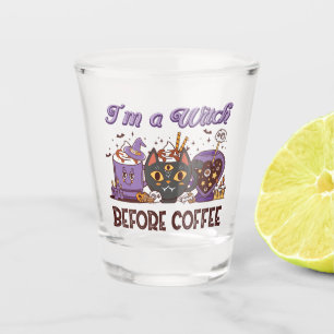 Vaso De Chupito Soy una bruja antes del café