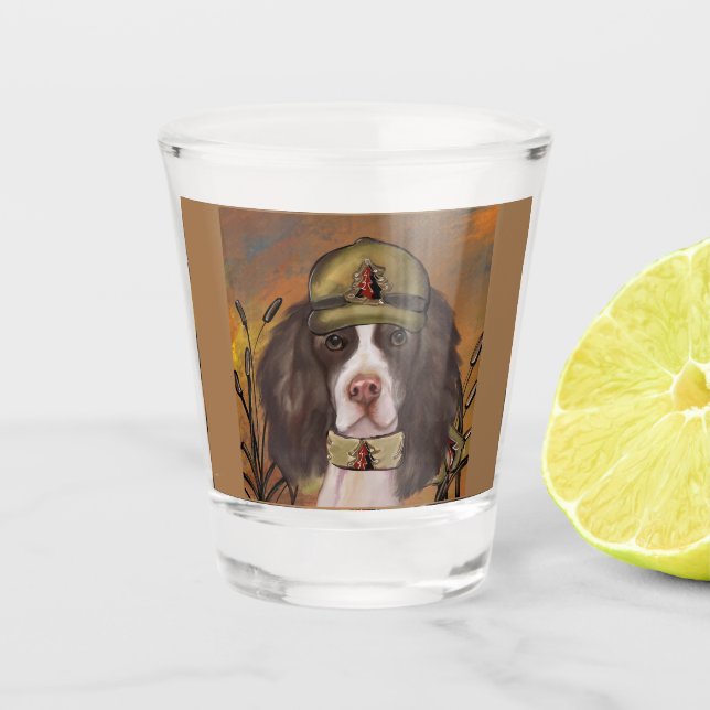 Vaso De Chupito Springer Spaniel Inglés (Anverso)