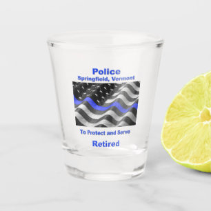 Vaso De Chupito Springfield, Vermont. Policía