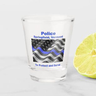 Vaso De Chupito Springfield, Vermont. Policía