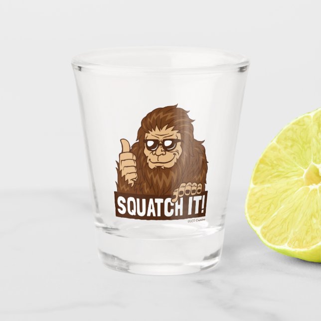 Vaso De Chupito Squatch (Anverso)