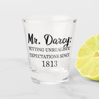 Vaso De Chupito Sr. Darcy: Expectativas poco realistas desde 1813 