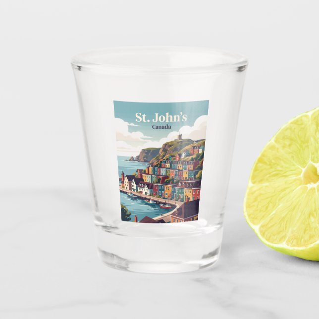 Vaso De Chupito St. John's, Canadá (Anverso)