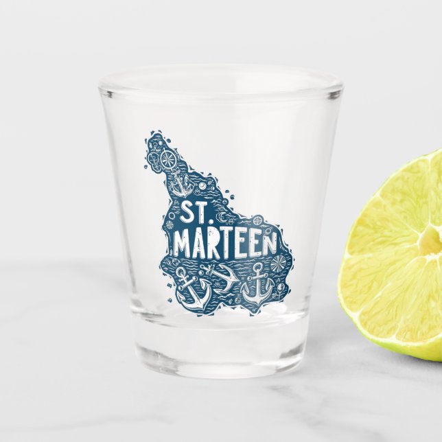 VASO DE CHUPITO ST.MARTEEN (Anverso)