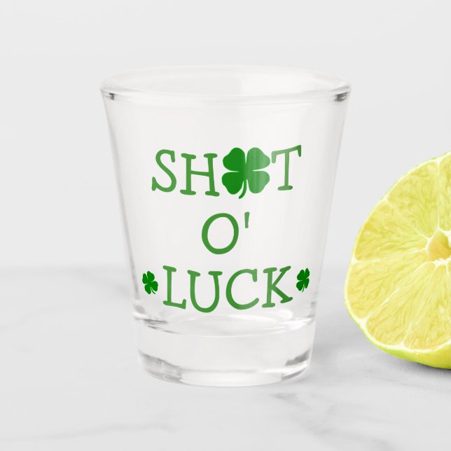 Vaso De Chupito St Patrick's Lucky (Anverso)