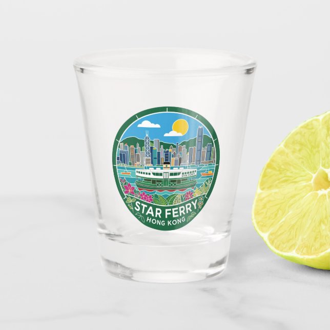 Vaso De Chupito Star Ferry Hong Kong (Anverso)