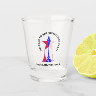 Vaso De Chupito Stars and Stripes Patriot
