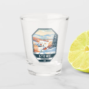 Vaso De Chupito Stowe Vermont Winter Vintage