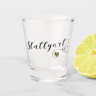 Vaso De Chupito Stuttgart Heart, Baden-Württemberg, Alemania