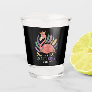 Vaso De Chupito Su disfraz de flamenco para Mardi Gras 