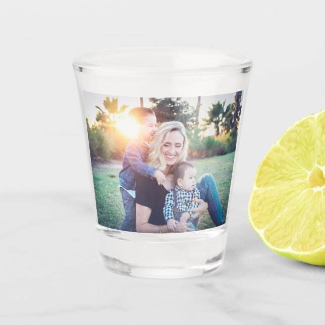 Vaso De Chupito Su Personalizado de fotos o logotipos (Anverso)
