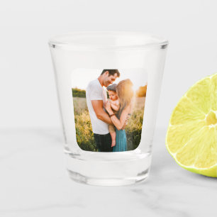 Vaso De Chupito Su plantilla de vidrio de disparo redondeado